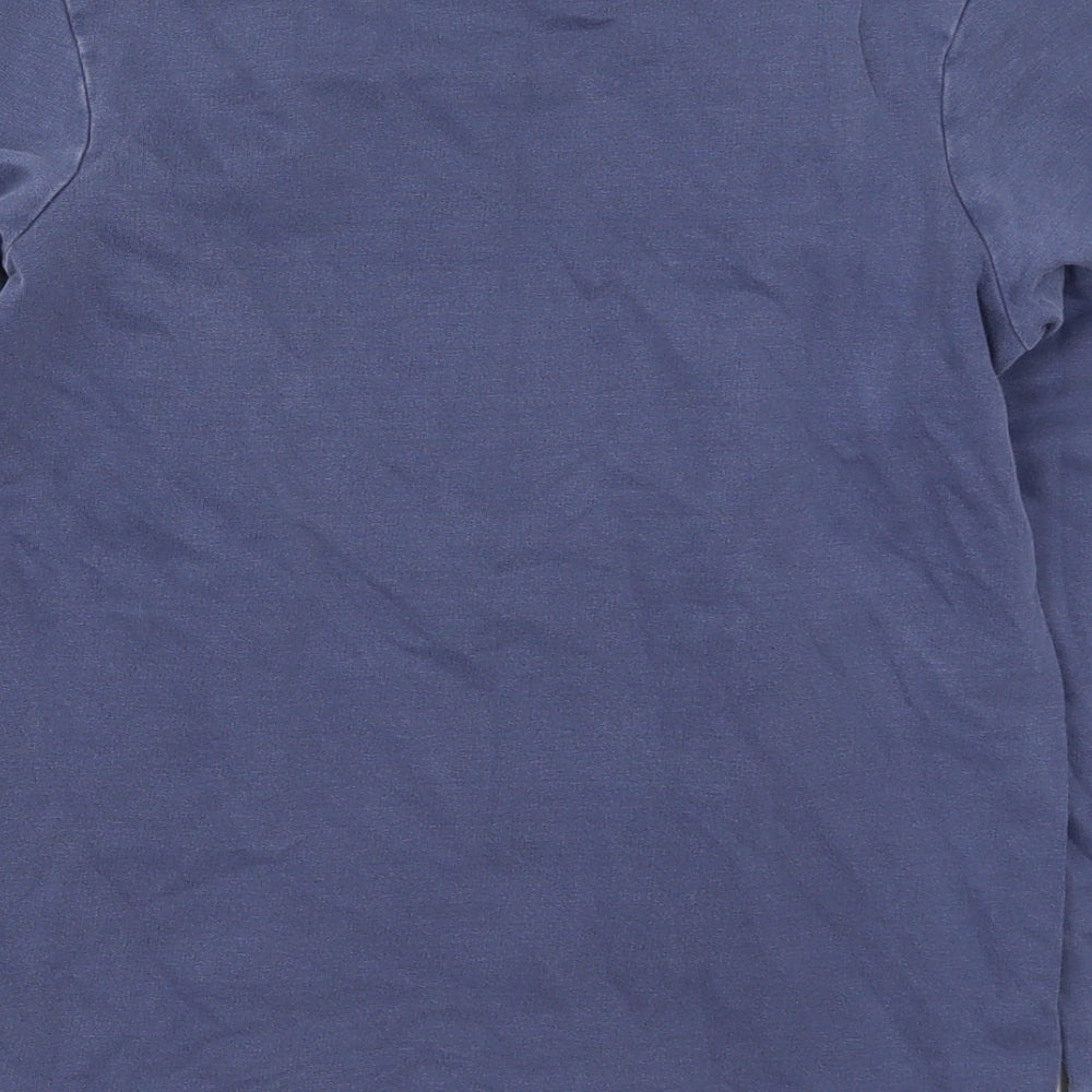 George Girls Blue Cotton Pullover Sweatshirt Size 9-10 Years Pullover
