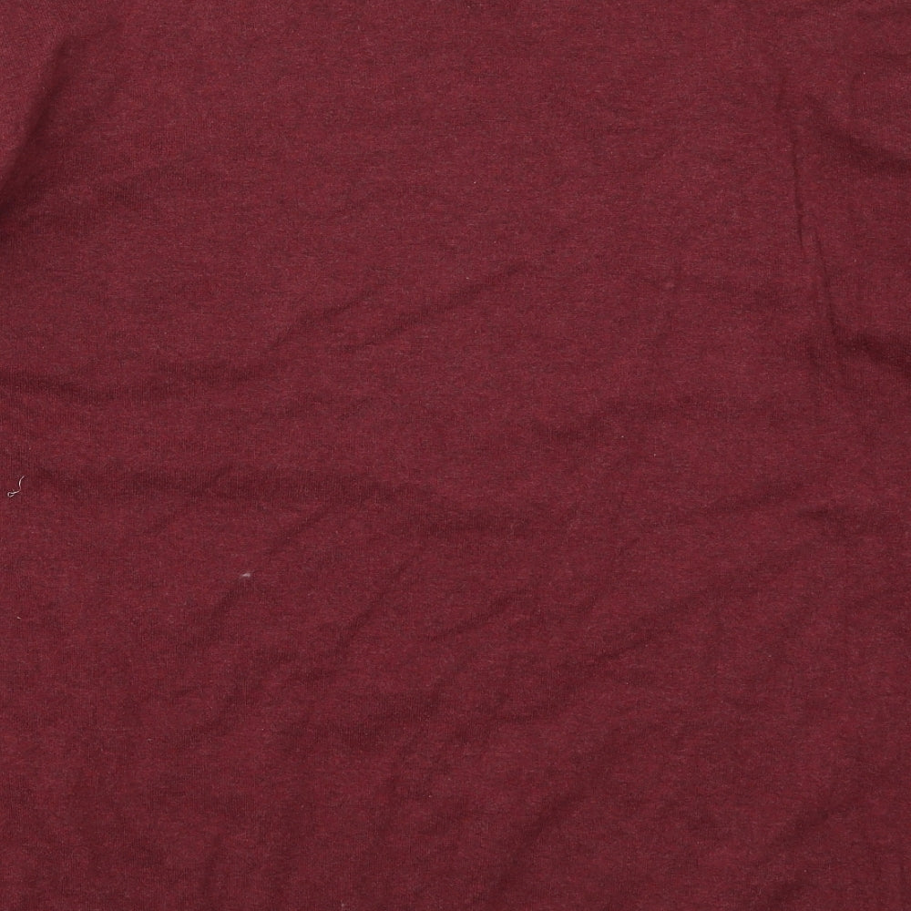 NEXT Mens Red Round Neck Cotton Pullover Jumper Size 2XL
