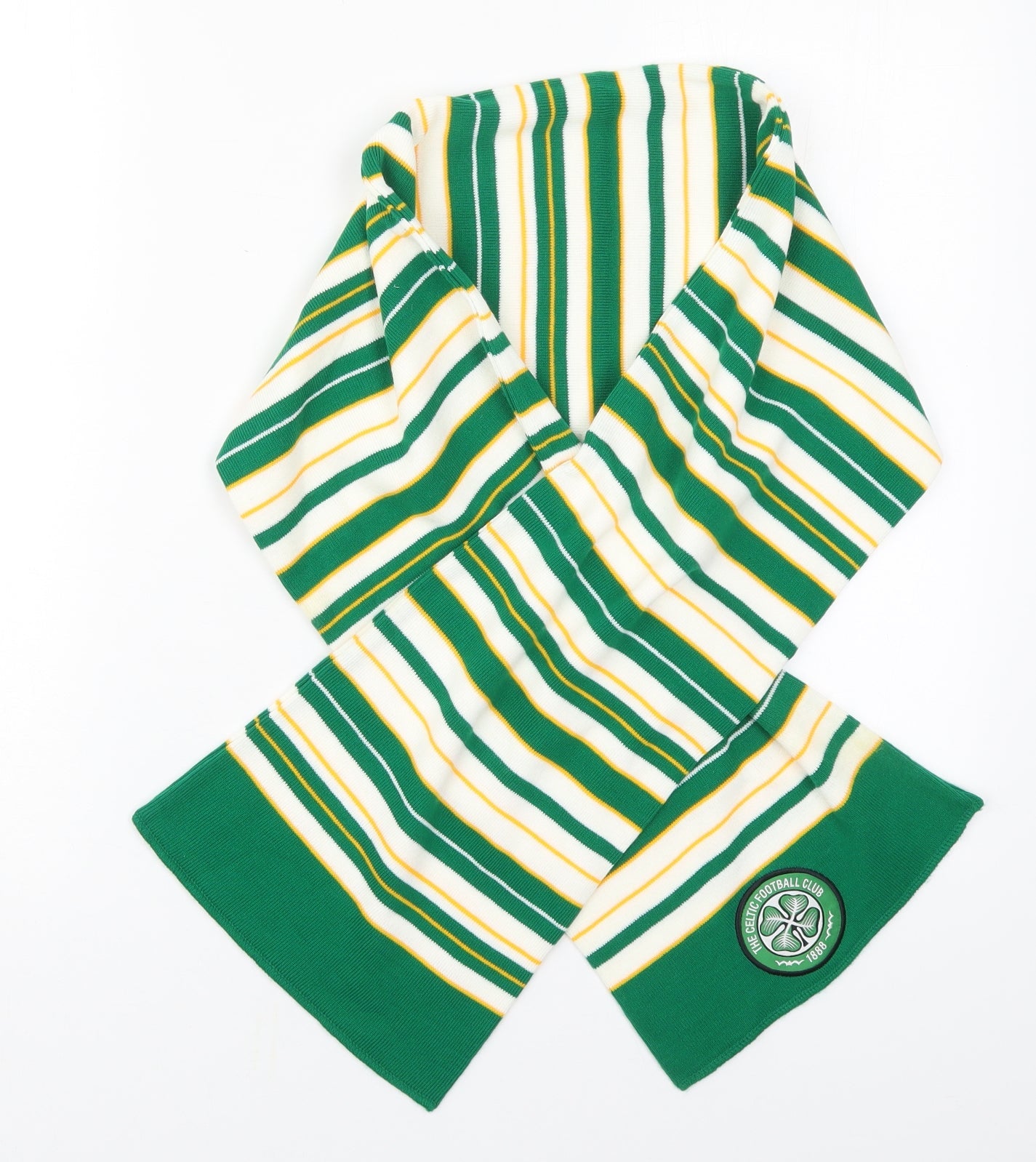 The Celtic Football Club Football Scarf 60 in - Green Striped