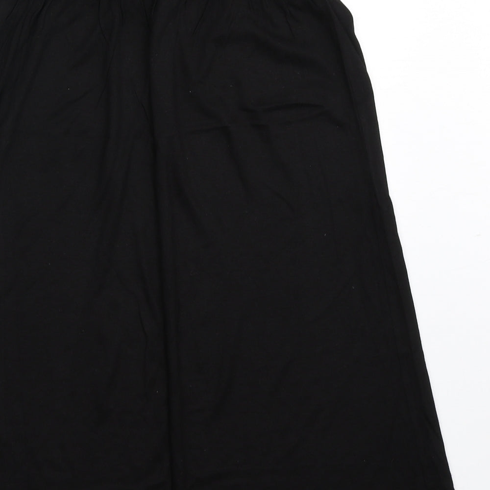Papaya Womens Black Viscose A-Line Size 10 Off the Shoulder Pullover