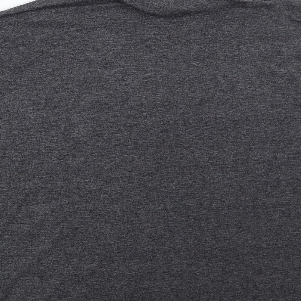New Look Womens Grey Polyester Pullover Sweatshirt Size 14