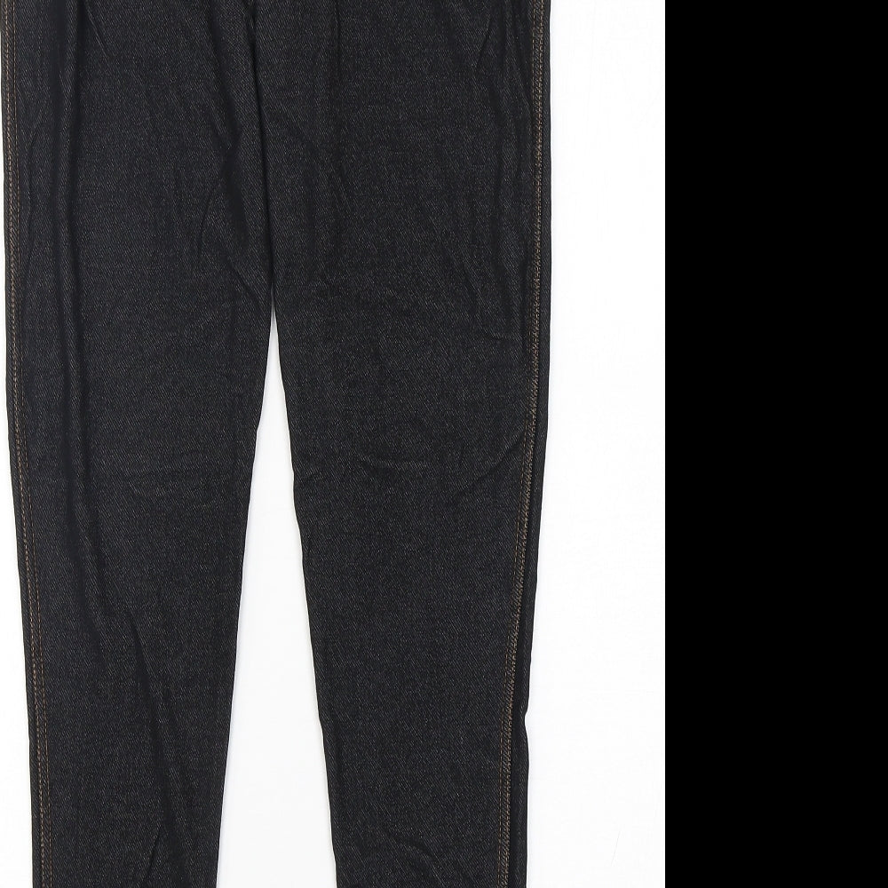 Krisp Womens Black Viscose Jegging Jeans Size M L28 in Regular