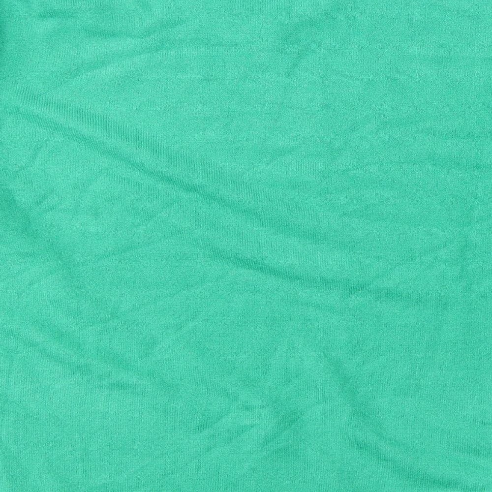 Blue Harbour Mens Green V-Neck Acrylic Pullover Jumper Size L