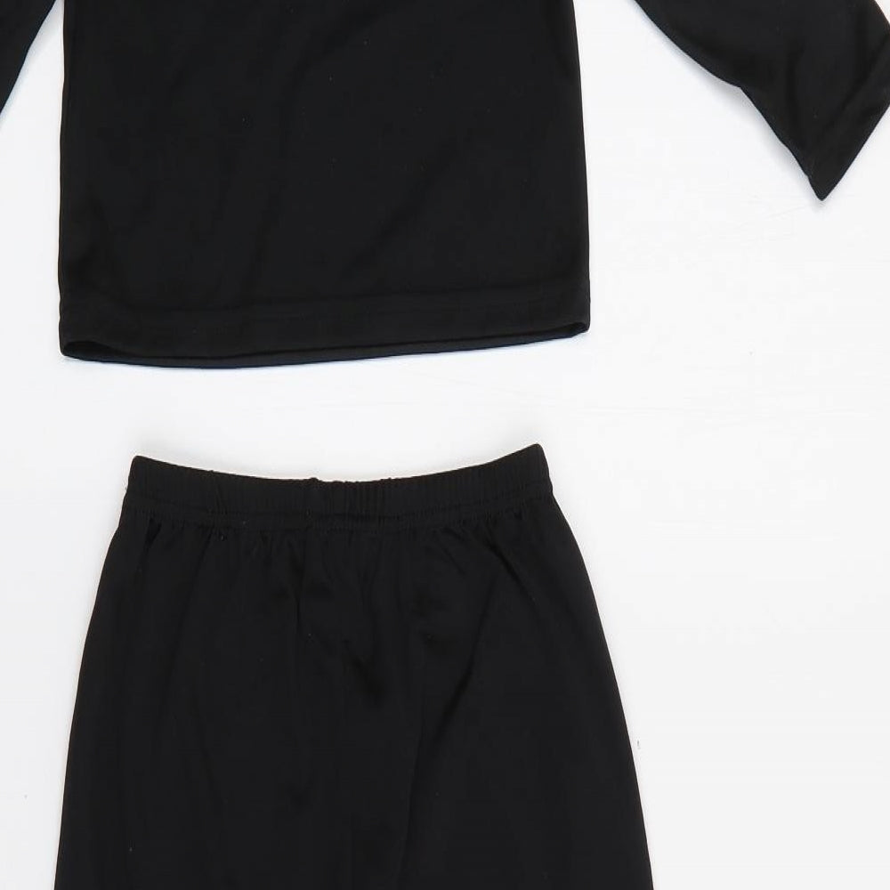 George Baby Black Polyester Shorts Set Outfit/Set Size 12 Months - Skeleton Fancy Dress