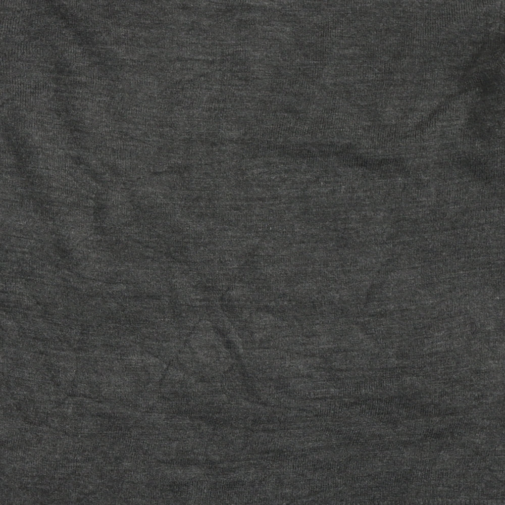 Atmosphere Womens Grey Round Neck Acrylic Pullover Jumper Size 8