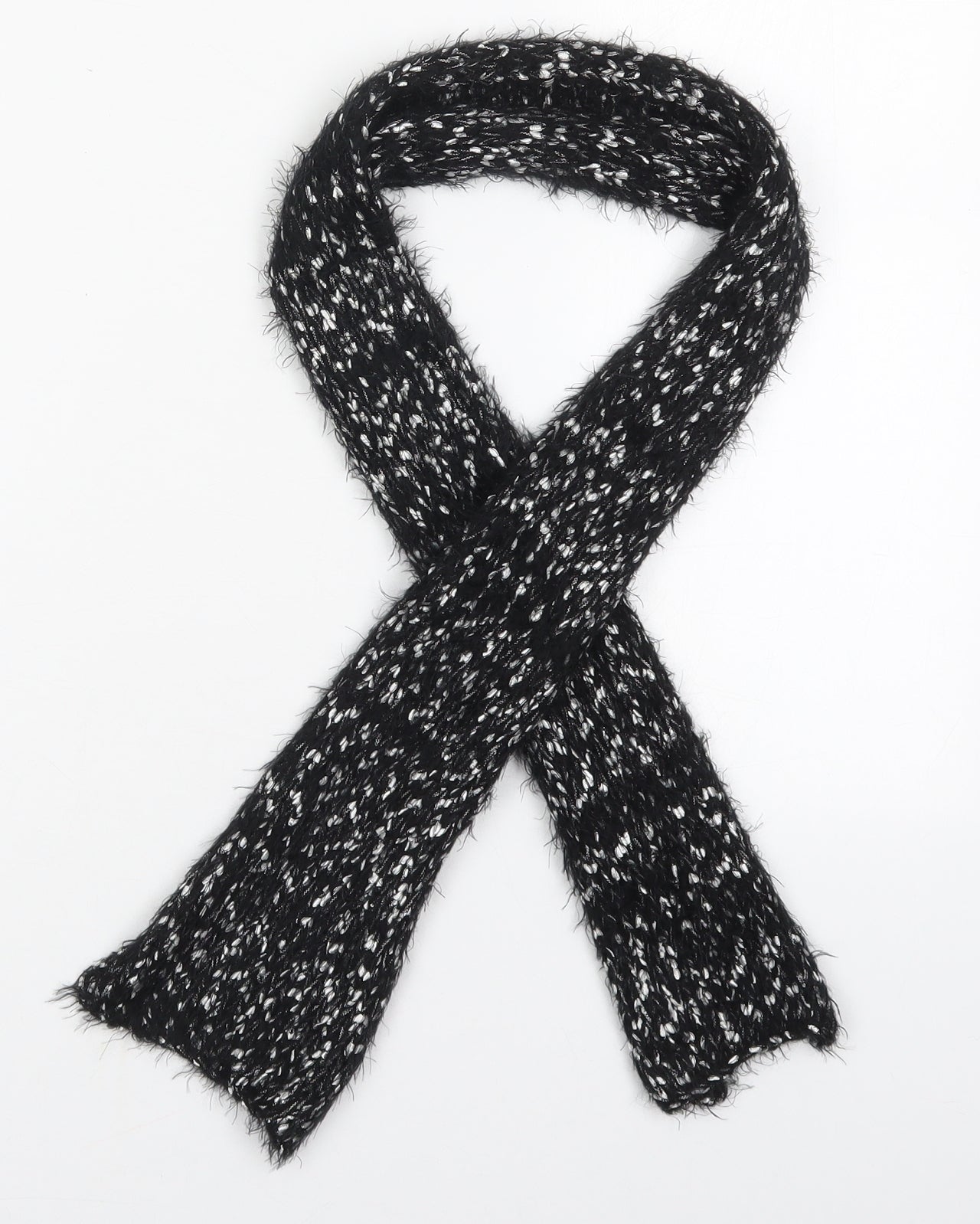 BHS Womens Black Nylon Scarf