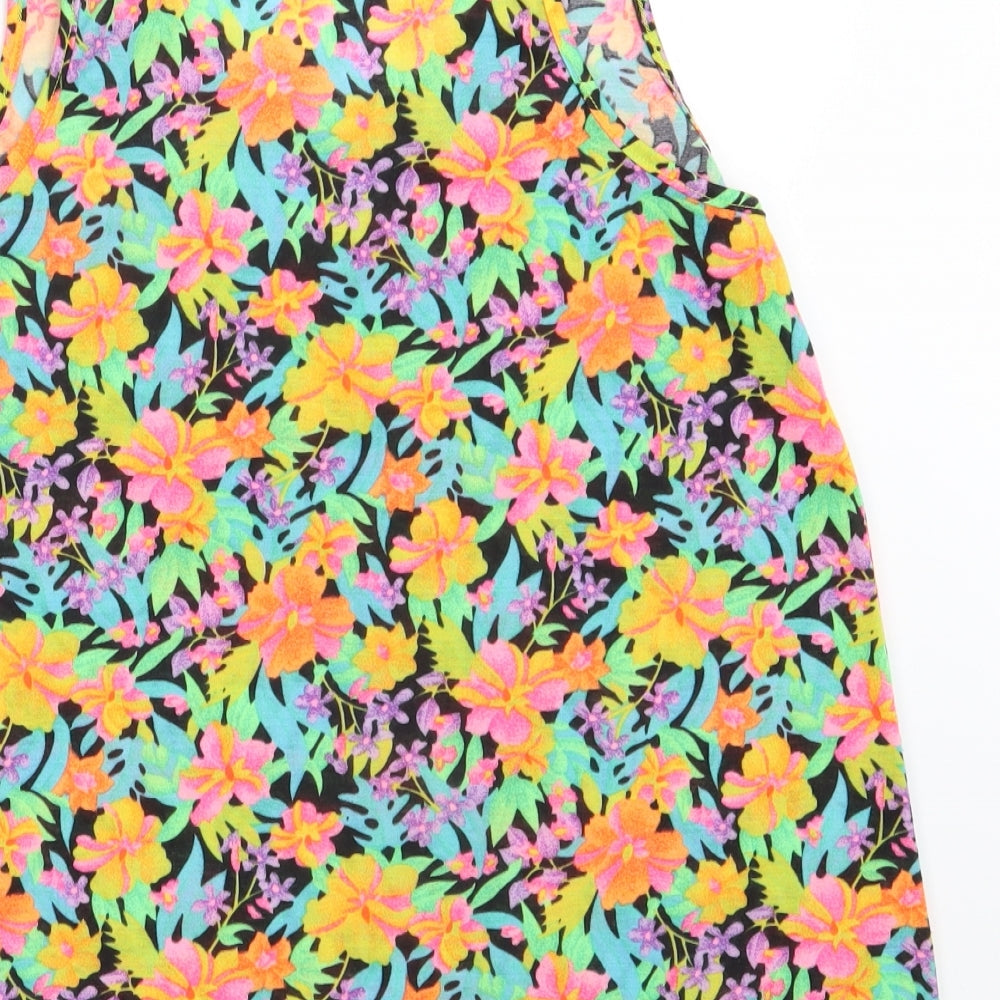Atmosphere Womens Multicoloured Floral 100% Polyester Vest Sweatshirt Size 10