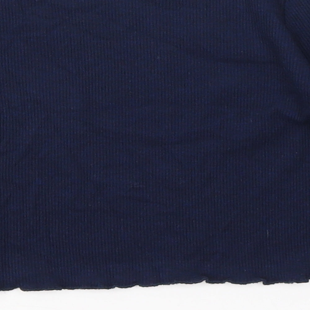 Angel Girls Blue Polyester Pullover Casual Size 2-3 Years Round Neck