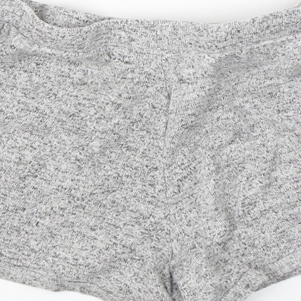 Love To Lounge Womens Grey Viscose Sleep Shorts Size 6