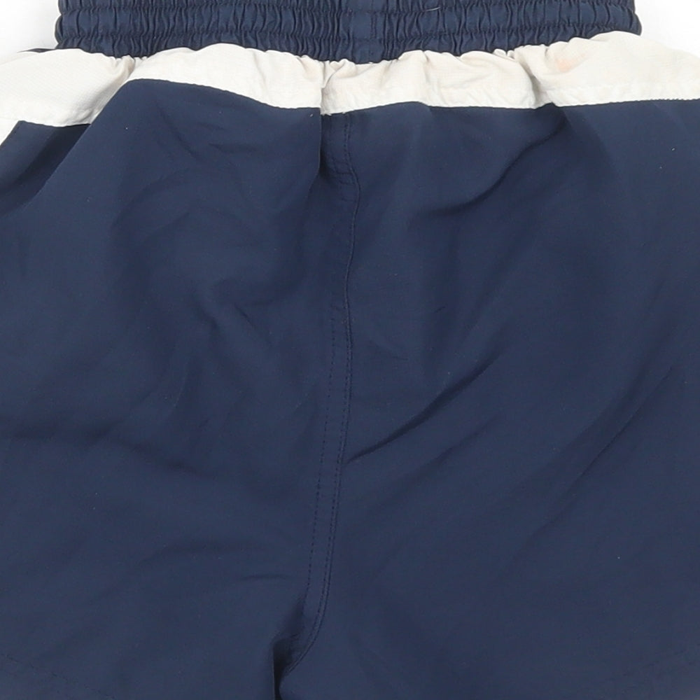 Lonsdale Boys Blue Polyester Utility Shorts Size 7-8 Years Regular Drawstring