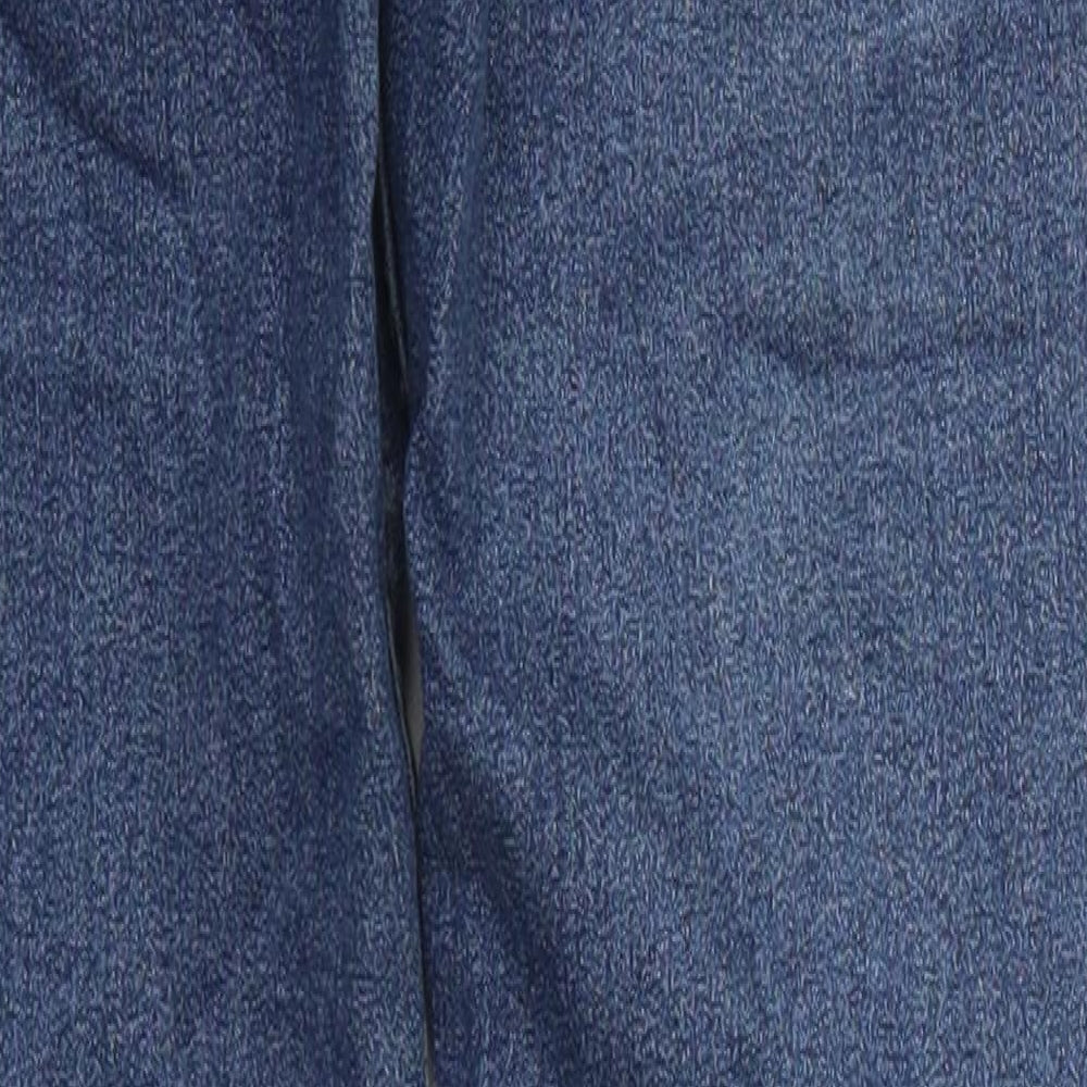 H&M Womens Blue Cotton Skinny Jeans Size 26 in L27 in Regular Button