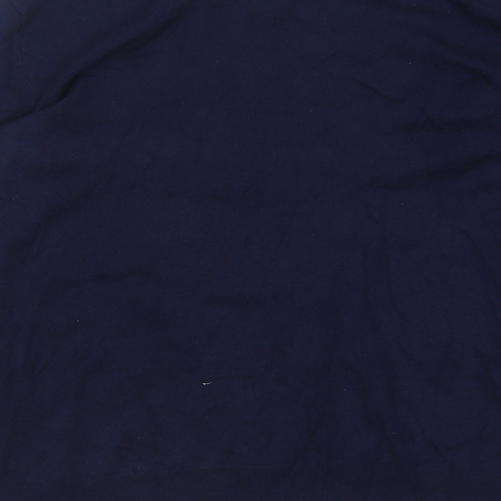 George Womens Blue Crew Neck Viscose Pullover Jumper Size 10