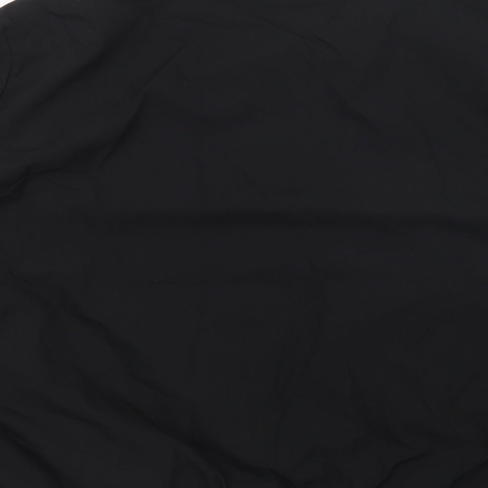Emery Rose Womens Black Windbreaker Jacket Size 2XL Zip - Fluffy Lining
