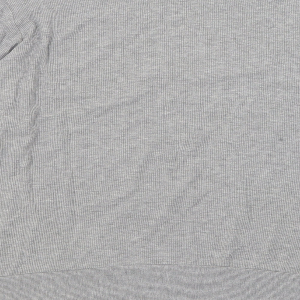 Nutmeg Womens Grey Crew Neck Viscose Pullover Jumper Size 16