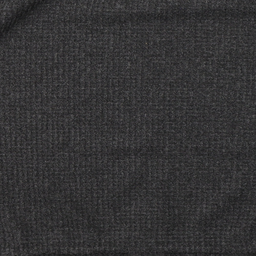 F&F Womens Grey Round Neck Polyester Pullover Jumper Size 12