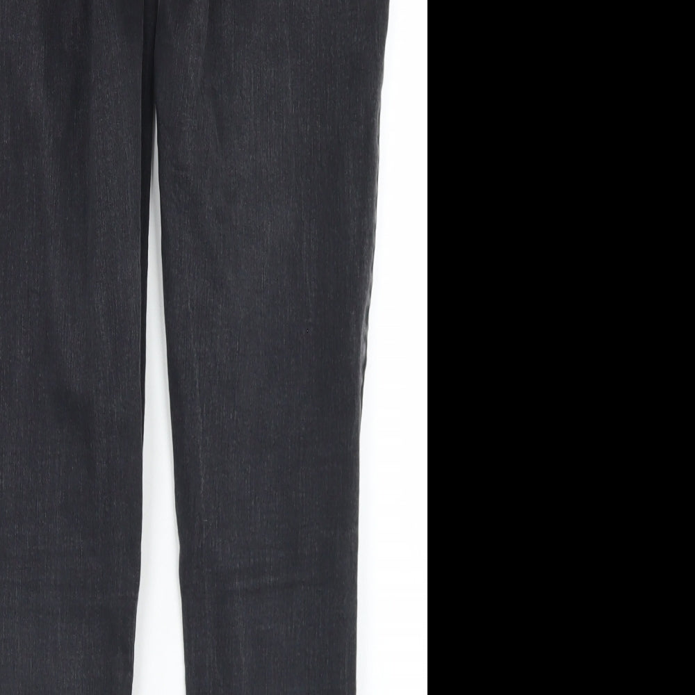 George Womens Black Cotton Skinny Jeans Size 12 L27 in Regular Button