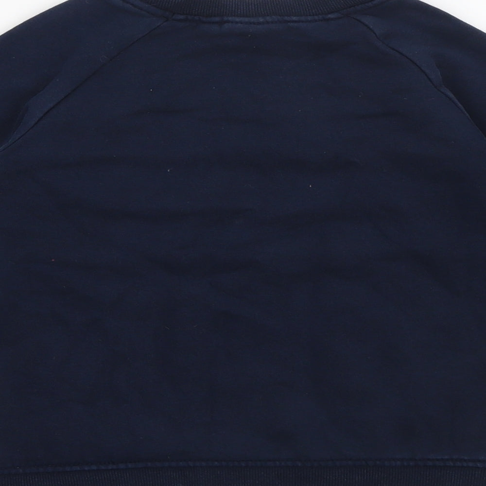 NEXT Boys Blue Cotton Pullover Sweatshirt Size 4 Years - School
