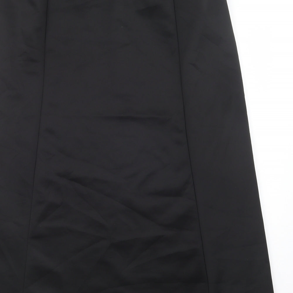 PRETTYLITTLETHING Womens Black Jacket Waistcoat Size 12