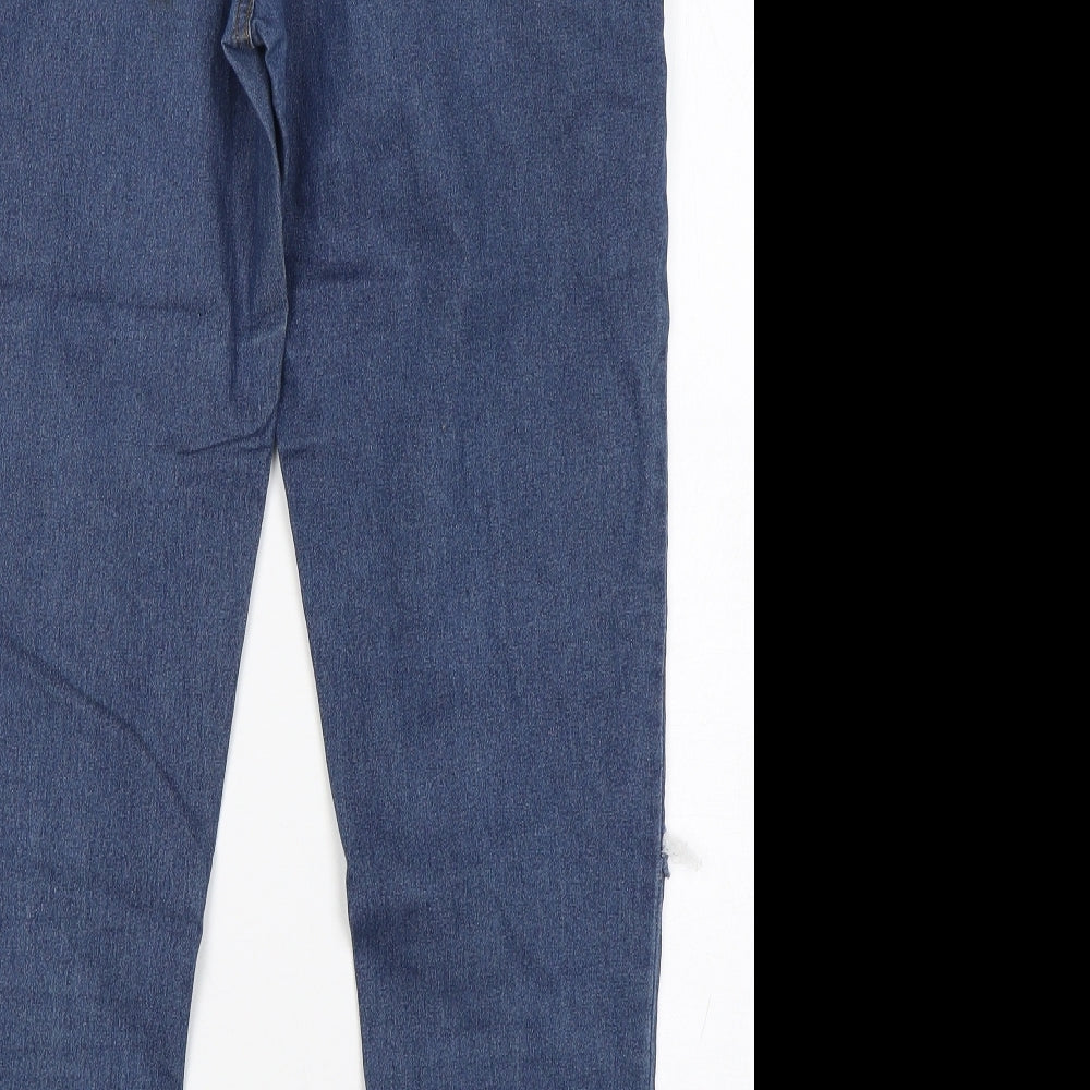 Denim Co Womens Blue Cotton Skinny Jeans Size 14 L30 in Regular