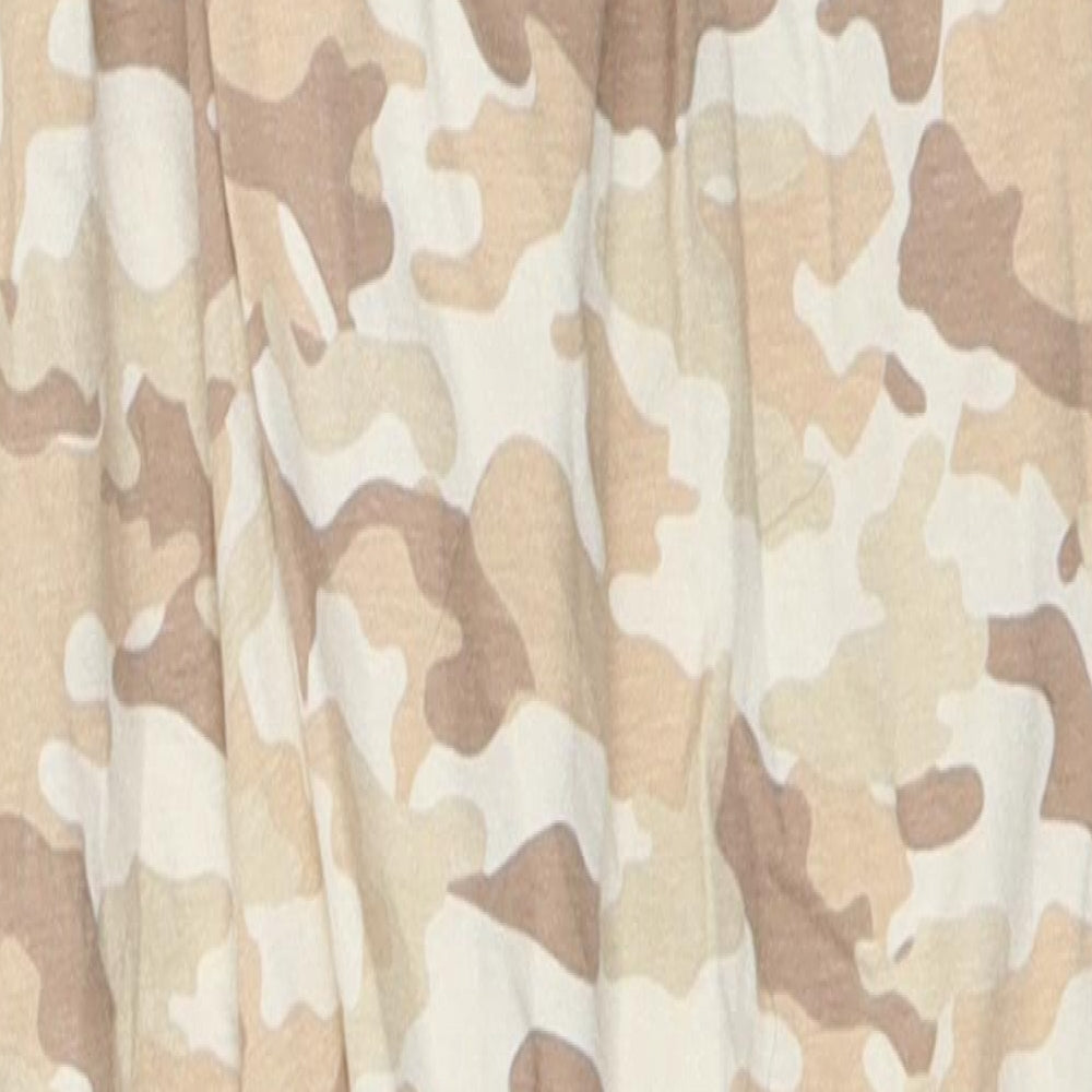Candy Girls Beige Camouflage Cotton Jegging Trousers Size 12 Years Regular