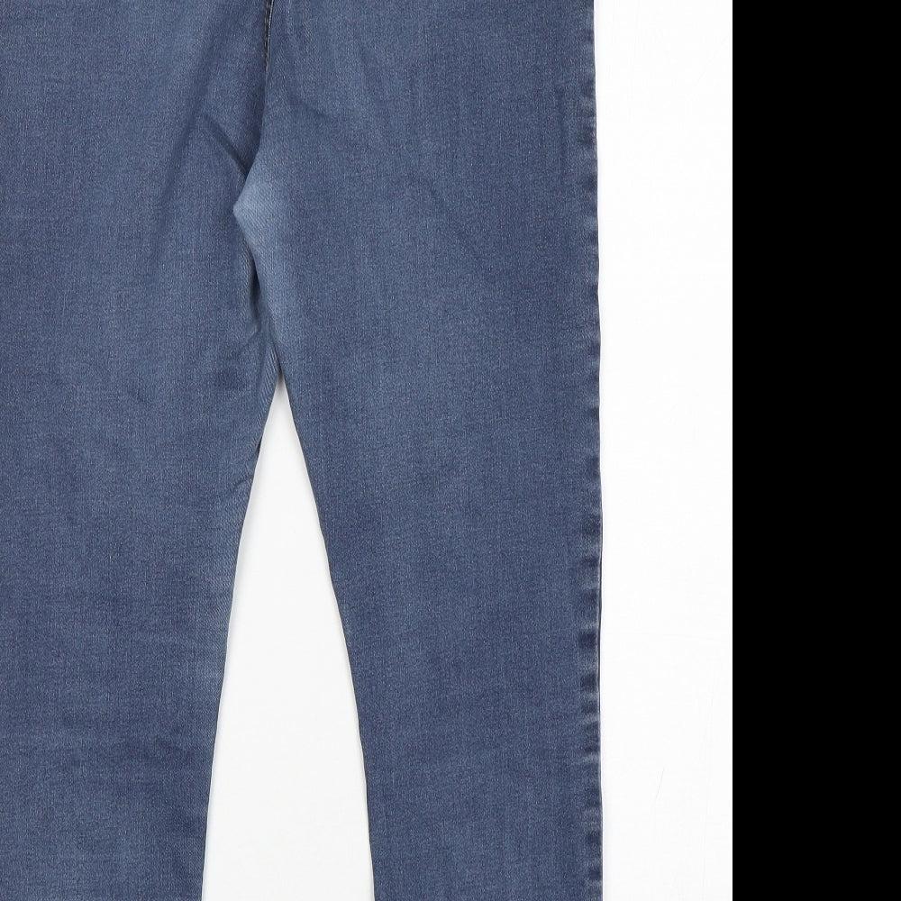 Denim Co Womens Black Cotton Skinny Jeans Size 14 L26 in Regular
