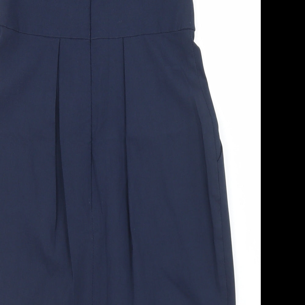 Miso Womens Blue Nylon Pencil Dress Size 10 Sweetheart Zip