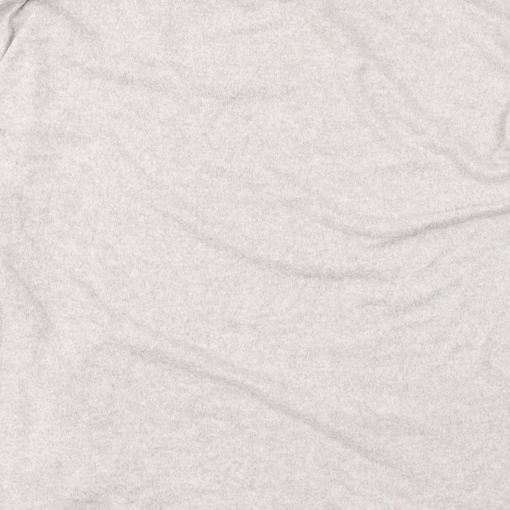 JEFF&CO Womens Pink Polyester Jersey T-Shirt Size 10 Round Neck