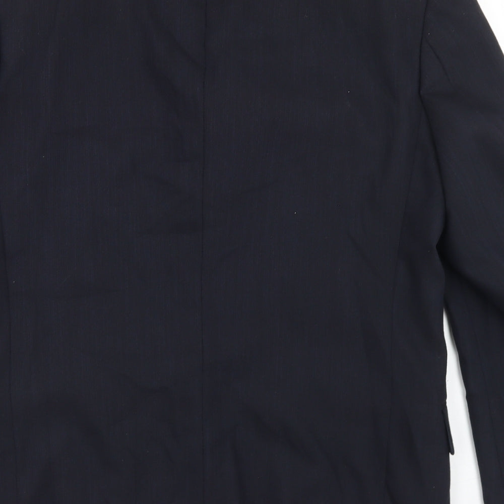 REMUS Mens Blue Wool Jacket Blazer Size 38