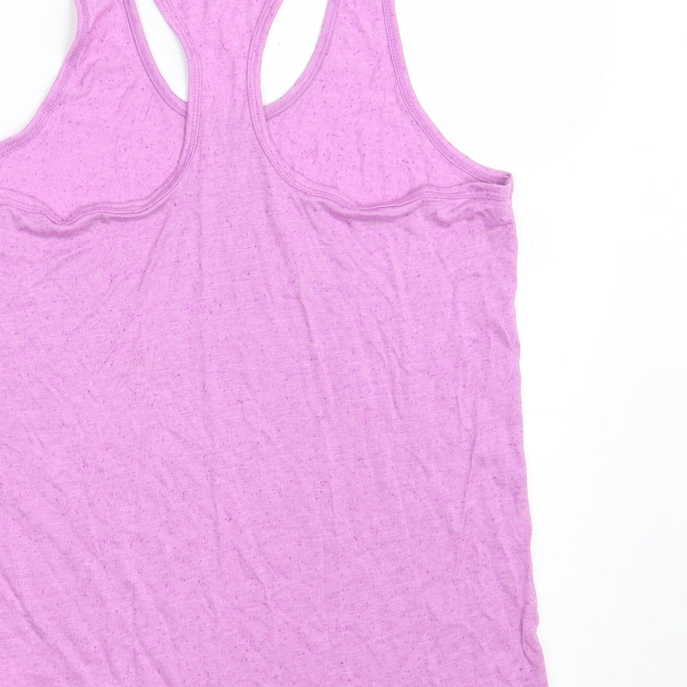 F&F Womens Purple Viscose Vest Sweatshirt Size S - Activewear