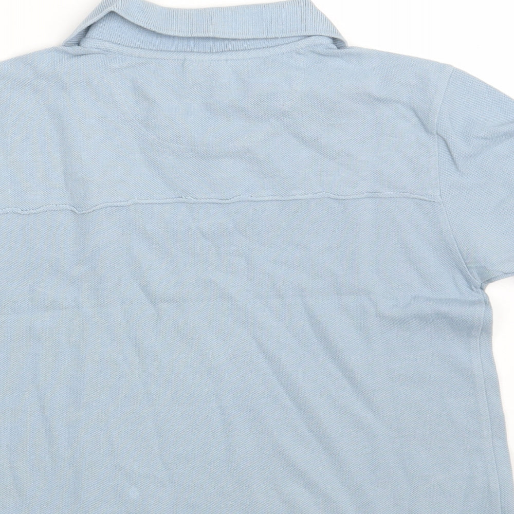 NEXT Boys Blue 100% Cotton Pullover Polo Size 5 Years Collared