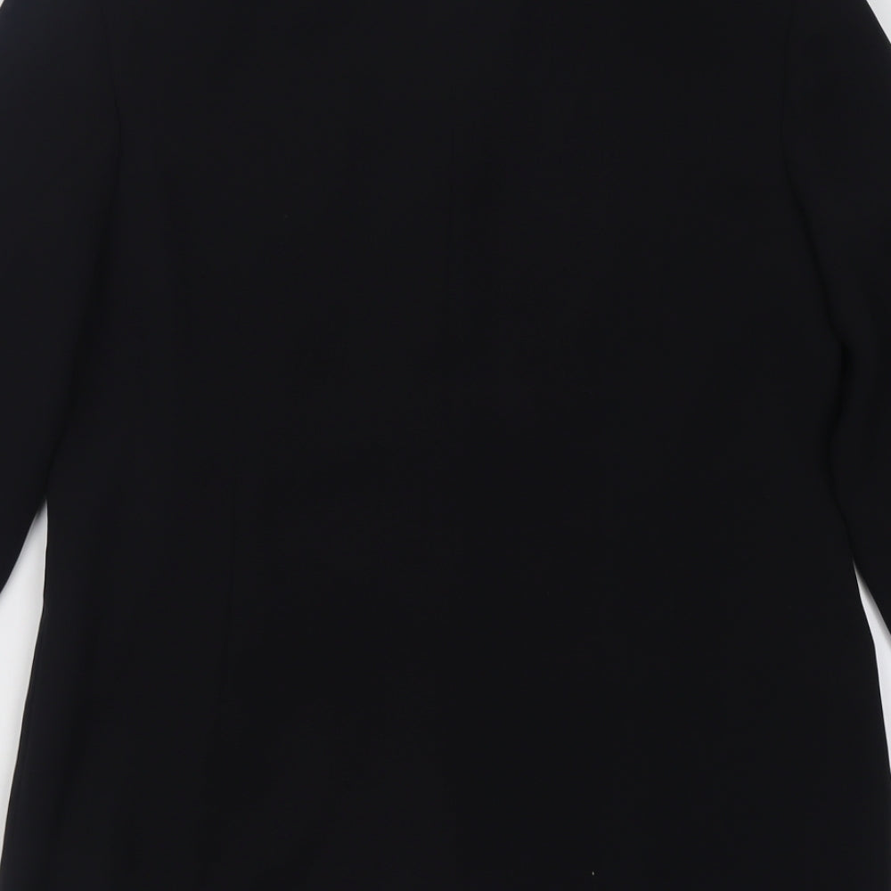Etam Womens Black Jacket Blazer Size 14 Button