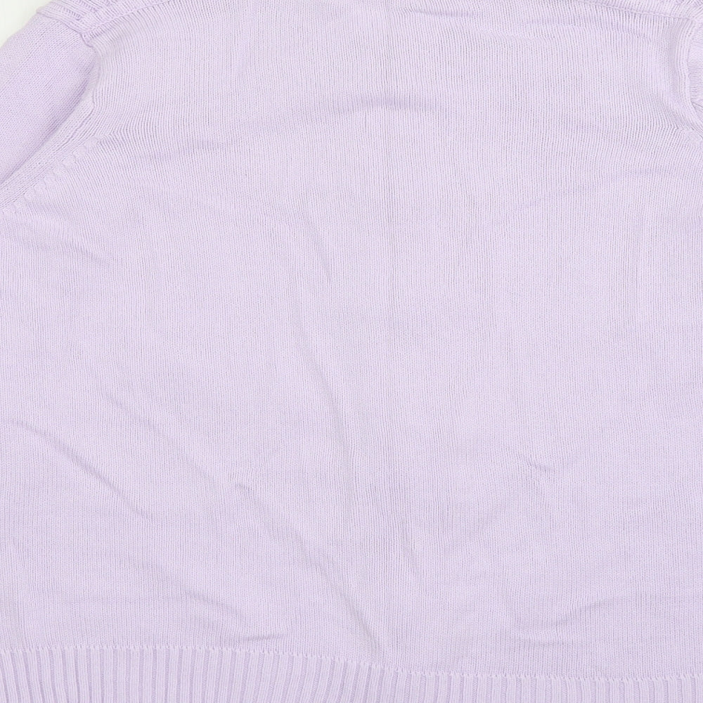 George Womens Purple Jacket Size 20 Zip