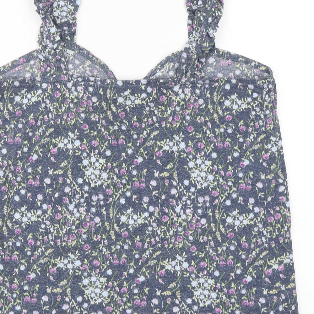 NEXT Womens Multicoloured Floral Polyester Camisole Tank Size 8 V-Neck