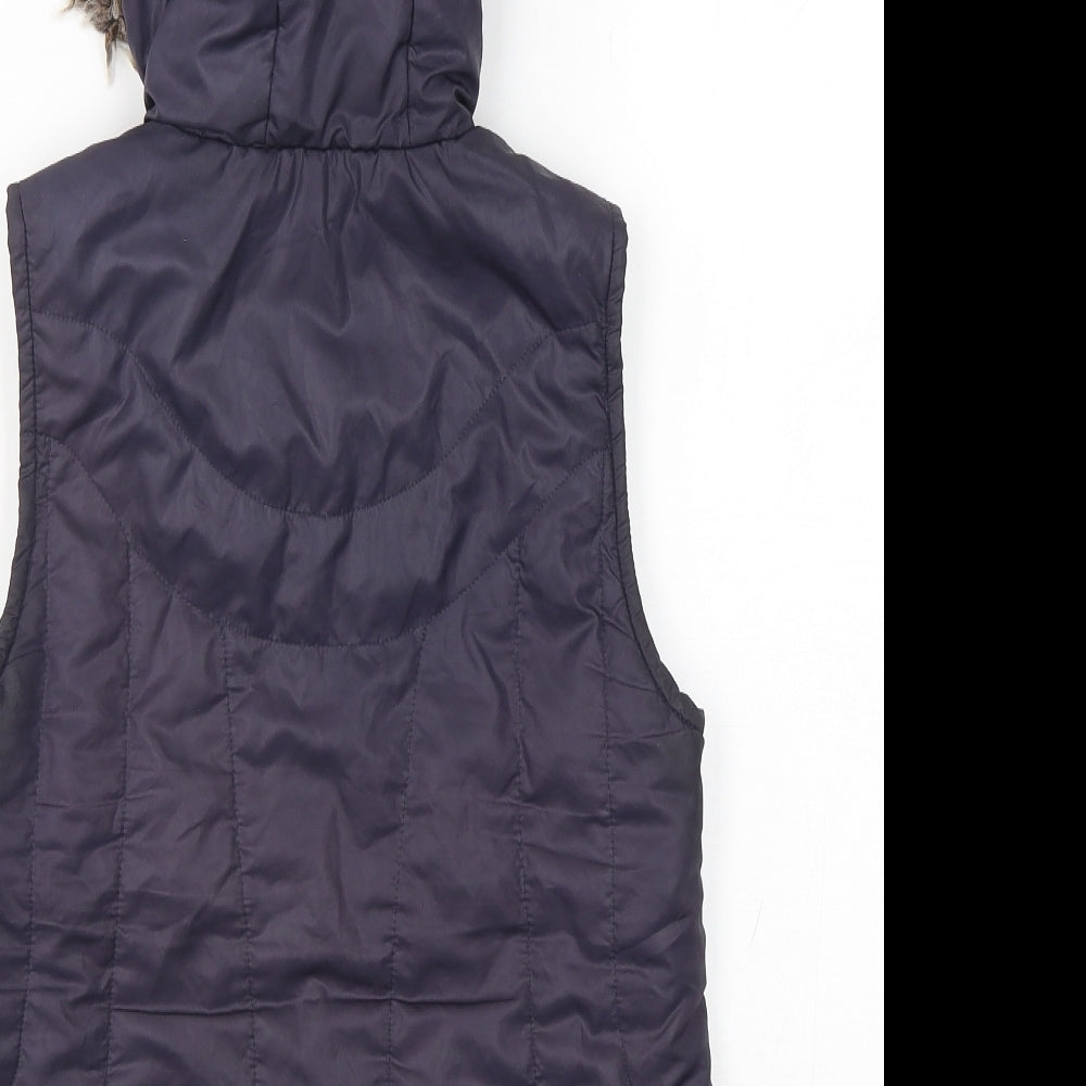 MODO Womens Blue Gilet Coat Size 8