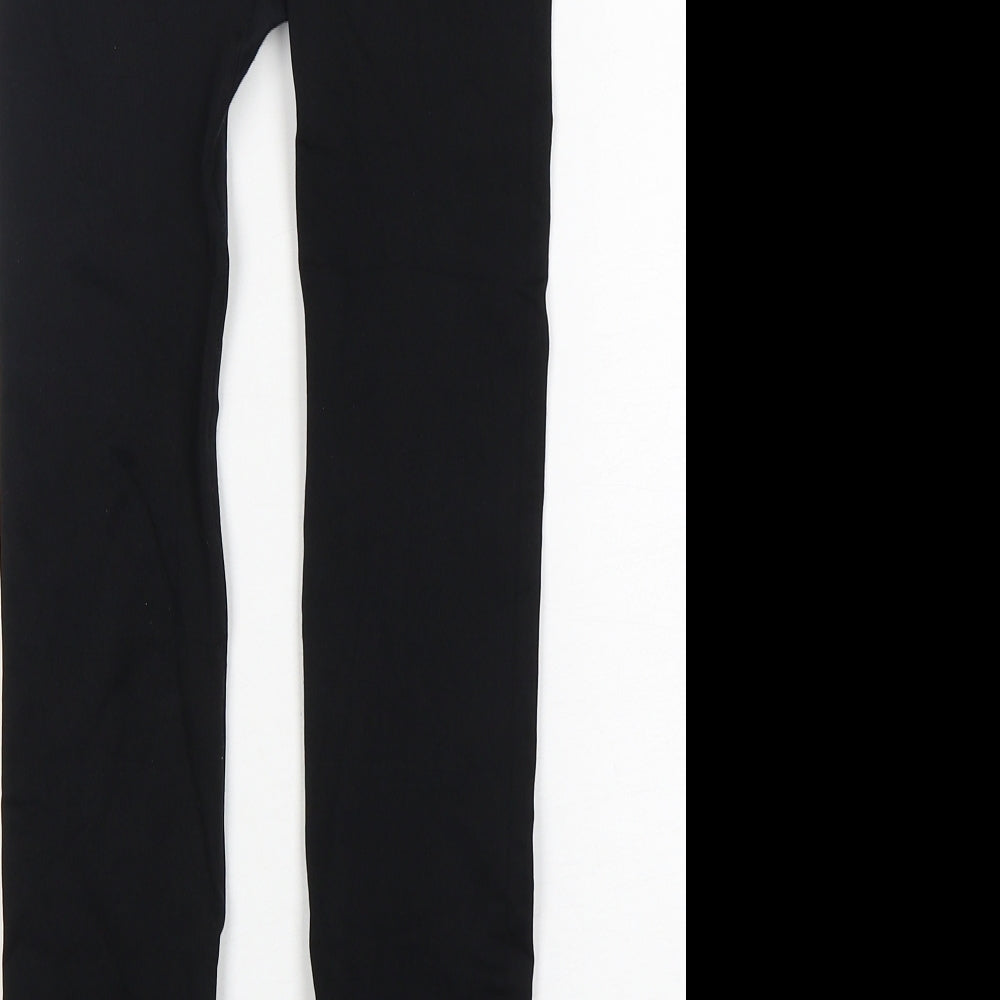 Secret Possesions Womens Black Polyamide Capri Leggings Size 8 L24 in