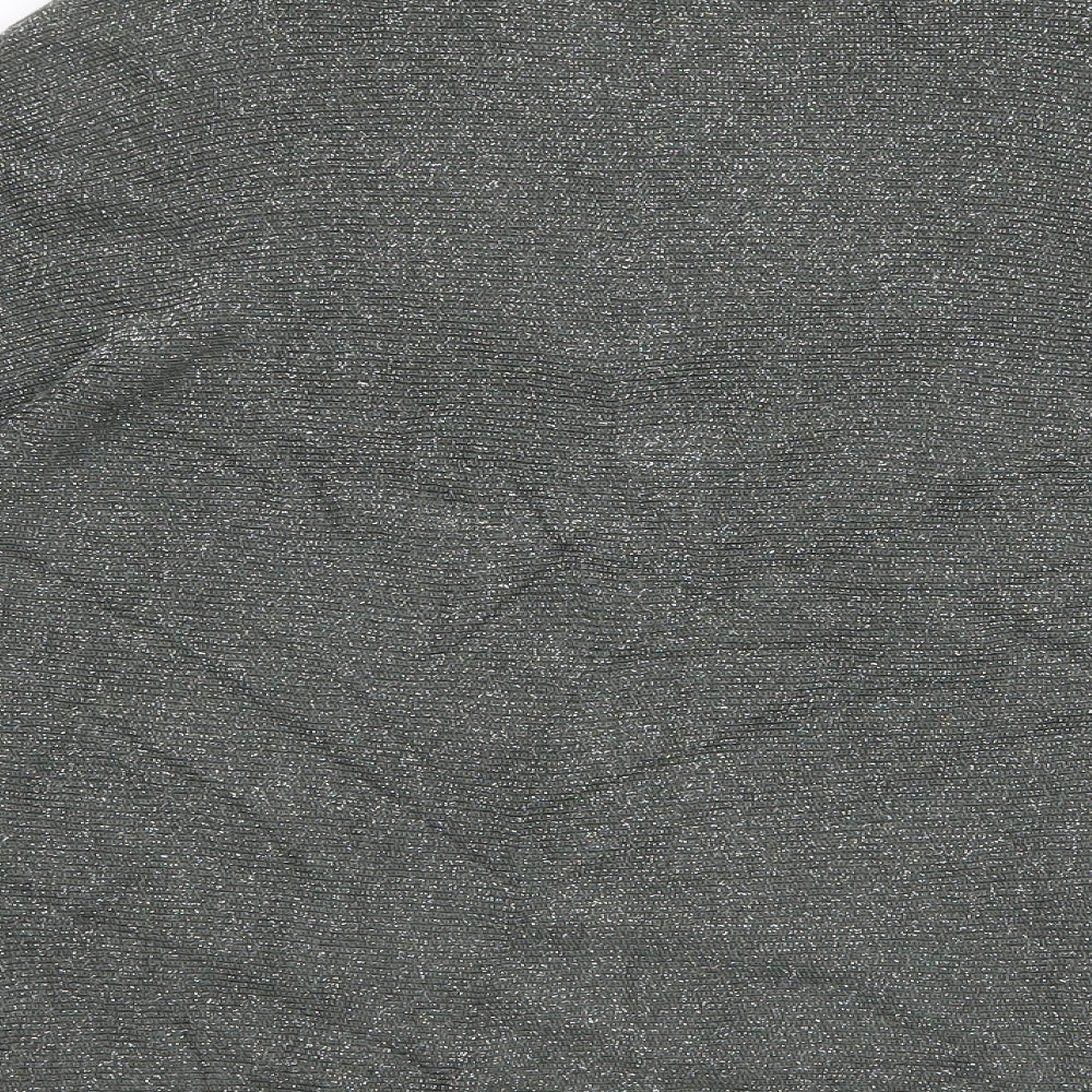 NEXT Womens Green High Neck Viscose Pullover Jumper Size 8