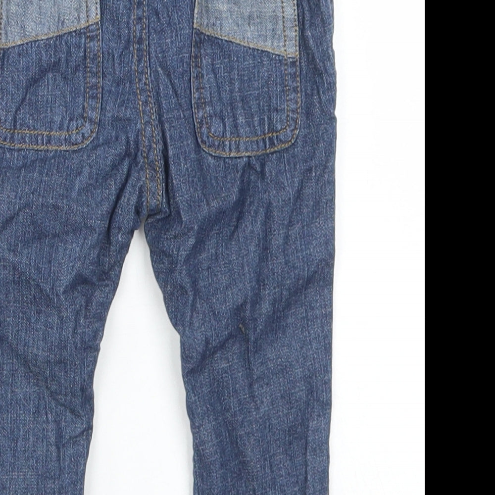 George Boys Blue Cotton Capri Jeans Size 6-9 Months