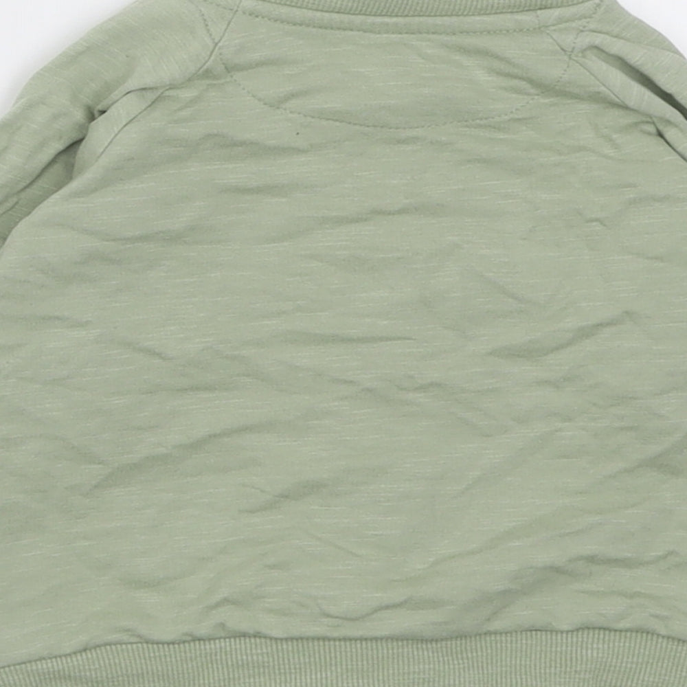 Matalan Girls Green Jacket Size 9-12 Months Zip