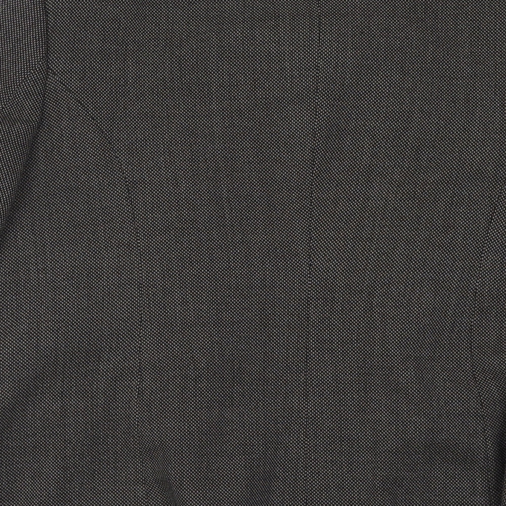 NEXT Womens Brown Jacket Blazer Size 16 Zip
