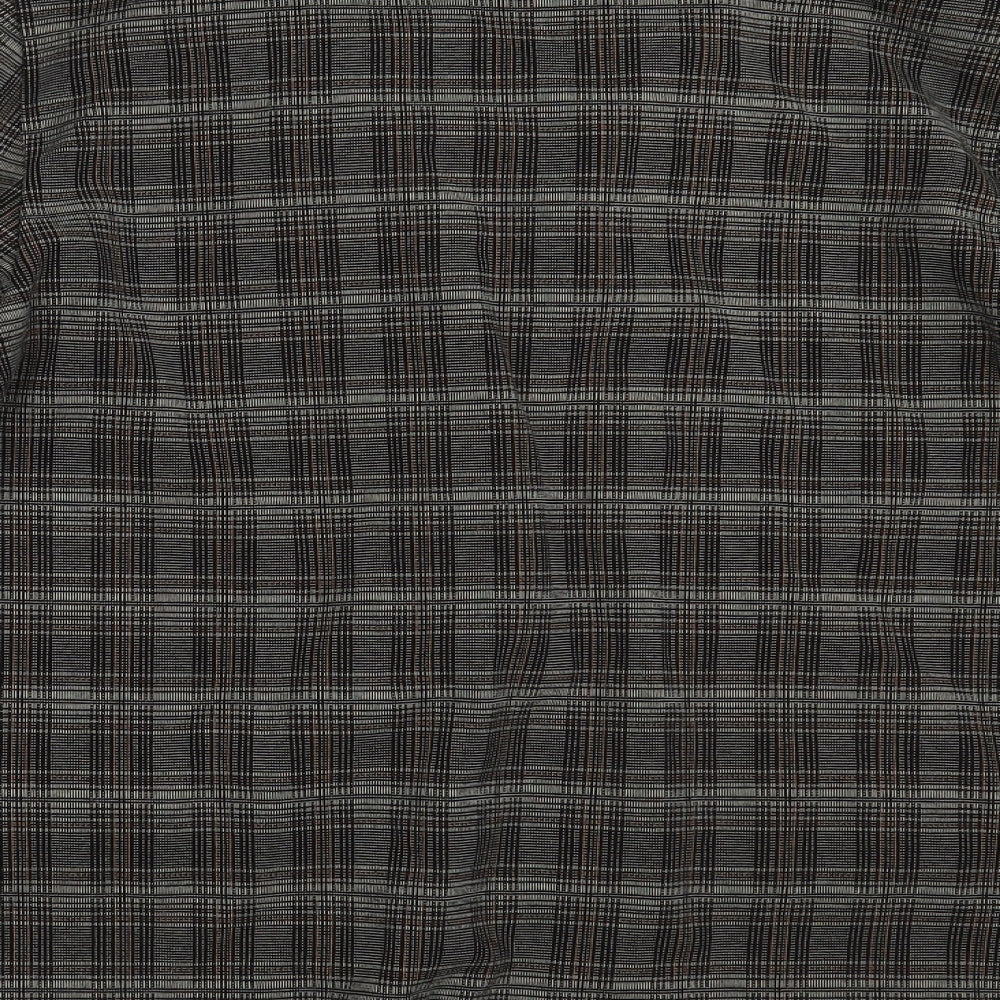 Pieces Womens Grey Check Jacket Size M Button