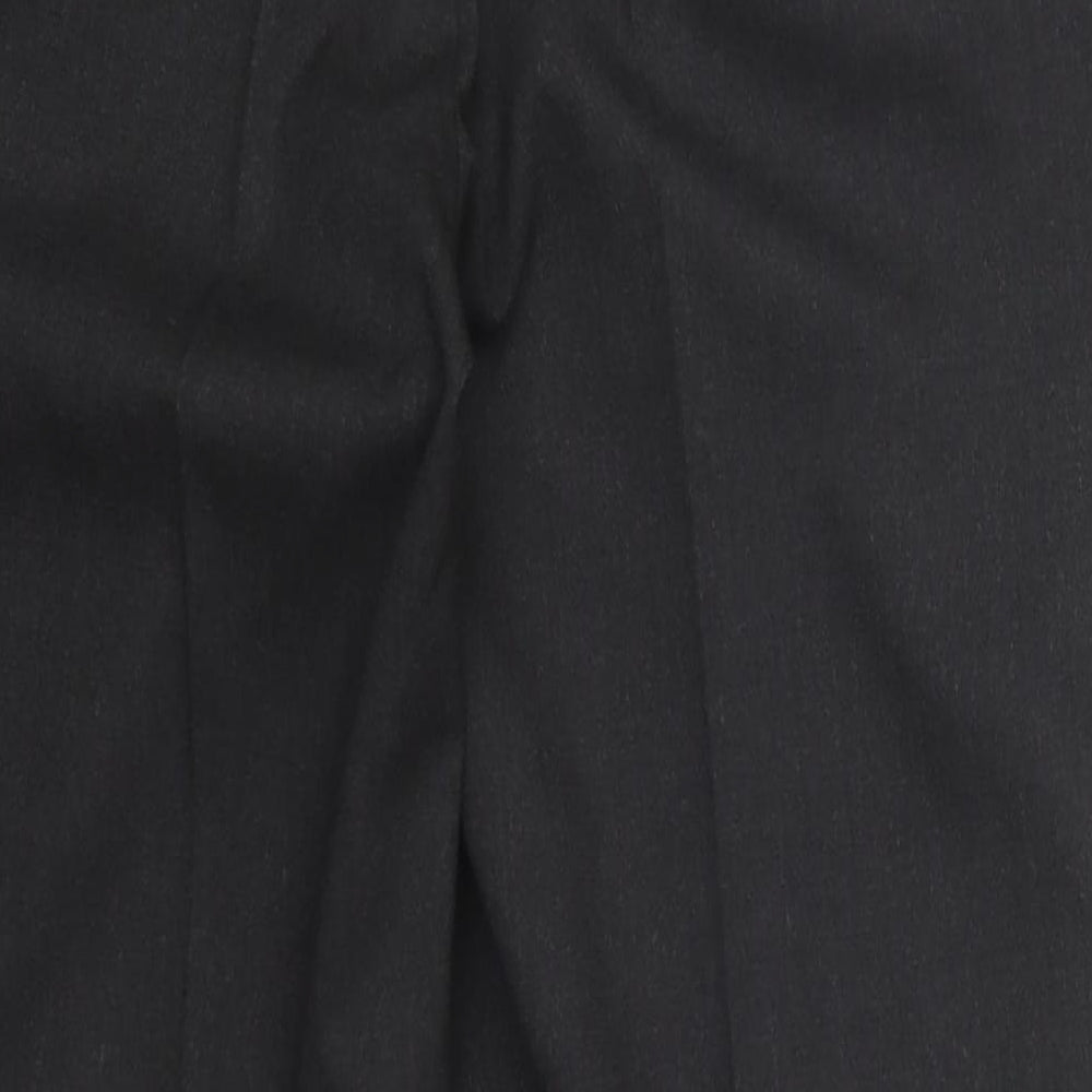 NEXT Womens Grey Polyester Trousers Size 35 in L28 in Regular Hook & Eye