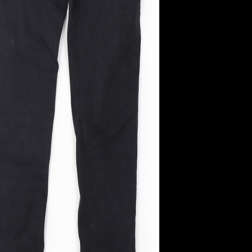 Denim Co Womens Black Cotton Skinny Jeans Size 10 L29 in Regular