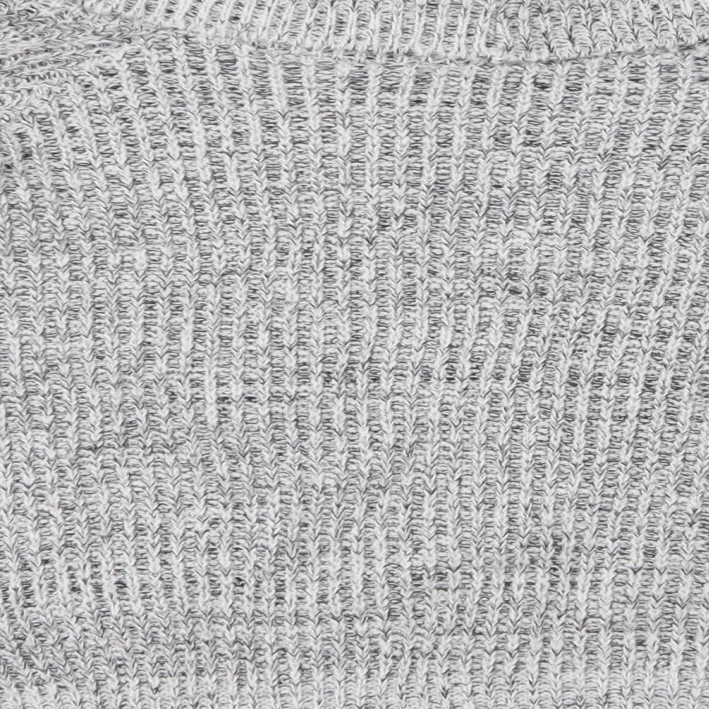 New Look Womens Grey Roll Neck Acrylic Pullover Jumper Size 8