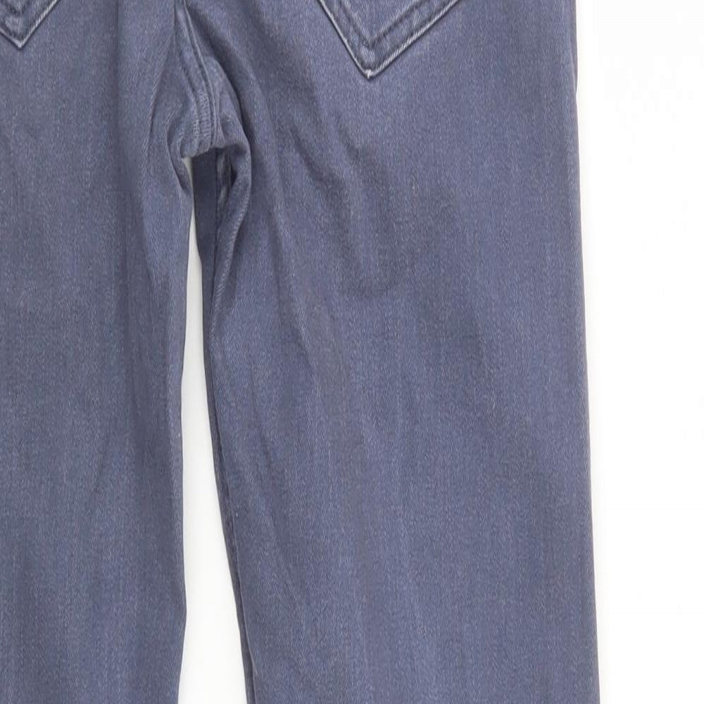 Primark Womens Blue Cotton Skinny Jeans Size 28 L30 in Regular Button