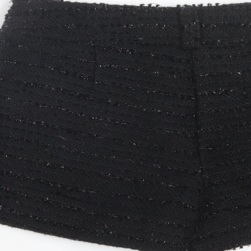 Dunnes Stores Girls Black Polyester Sailor Shorts Size 4 Years Regular Zip