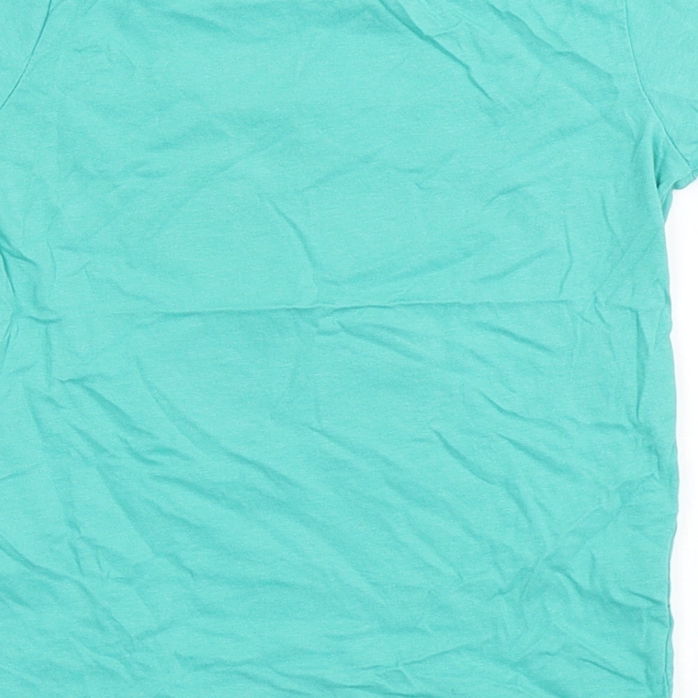 Cool Club Boys Green Polyester Basic T-Shirt Size 2-3 Years Round Neck Pullover - Sporty, Cool