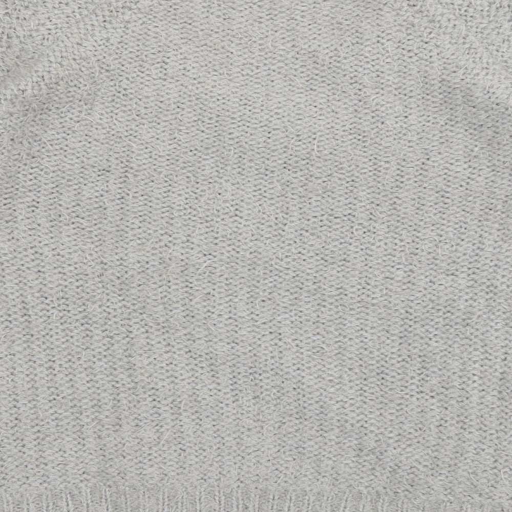 TU Womens Green V-Neck Polyester Pullover Jumper Size 12