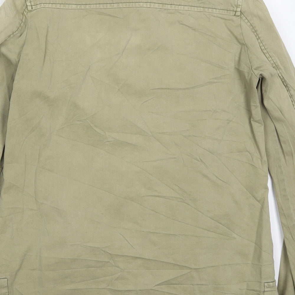 H&M Womens Green Jacket Size 10 Zip