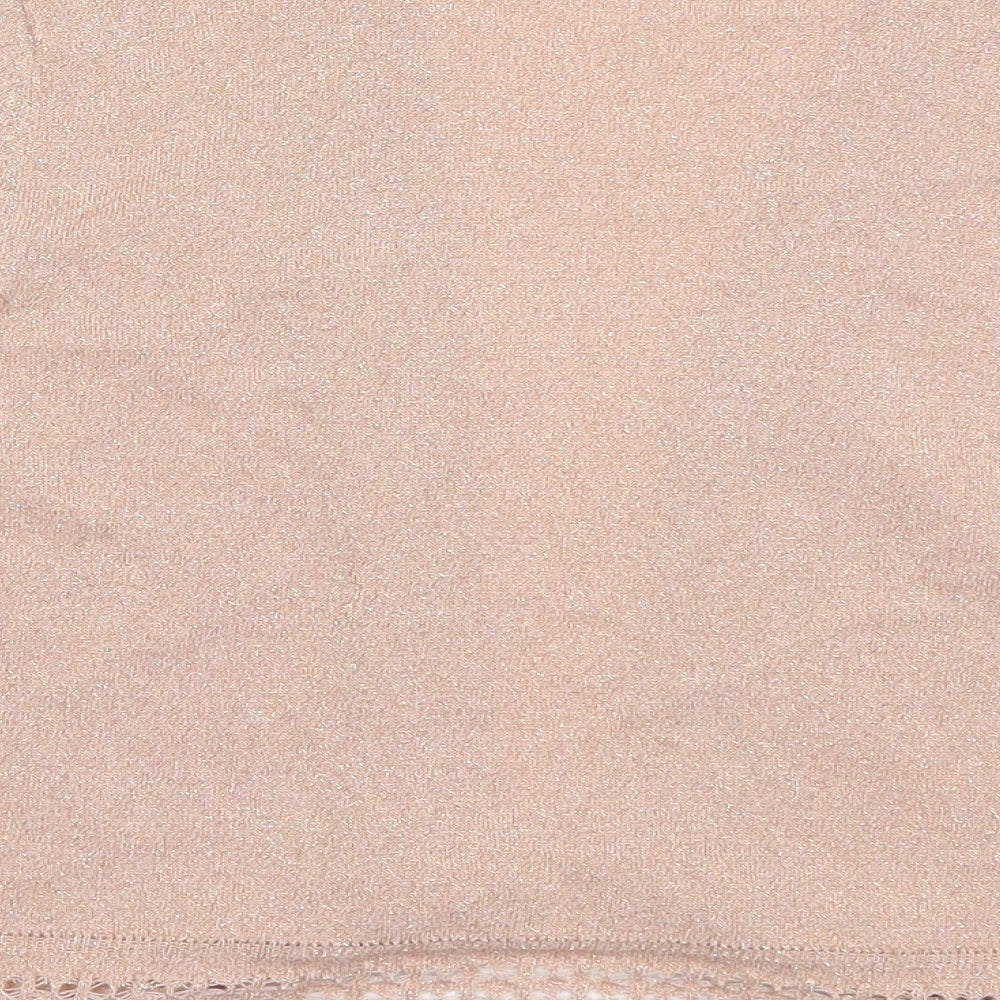 Marks & Spencer Womens Pink V-Neck Viscose Cardigan Jumper Size 14