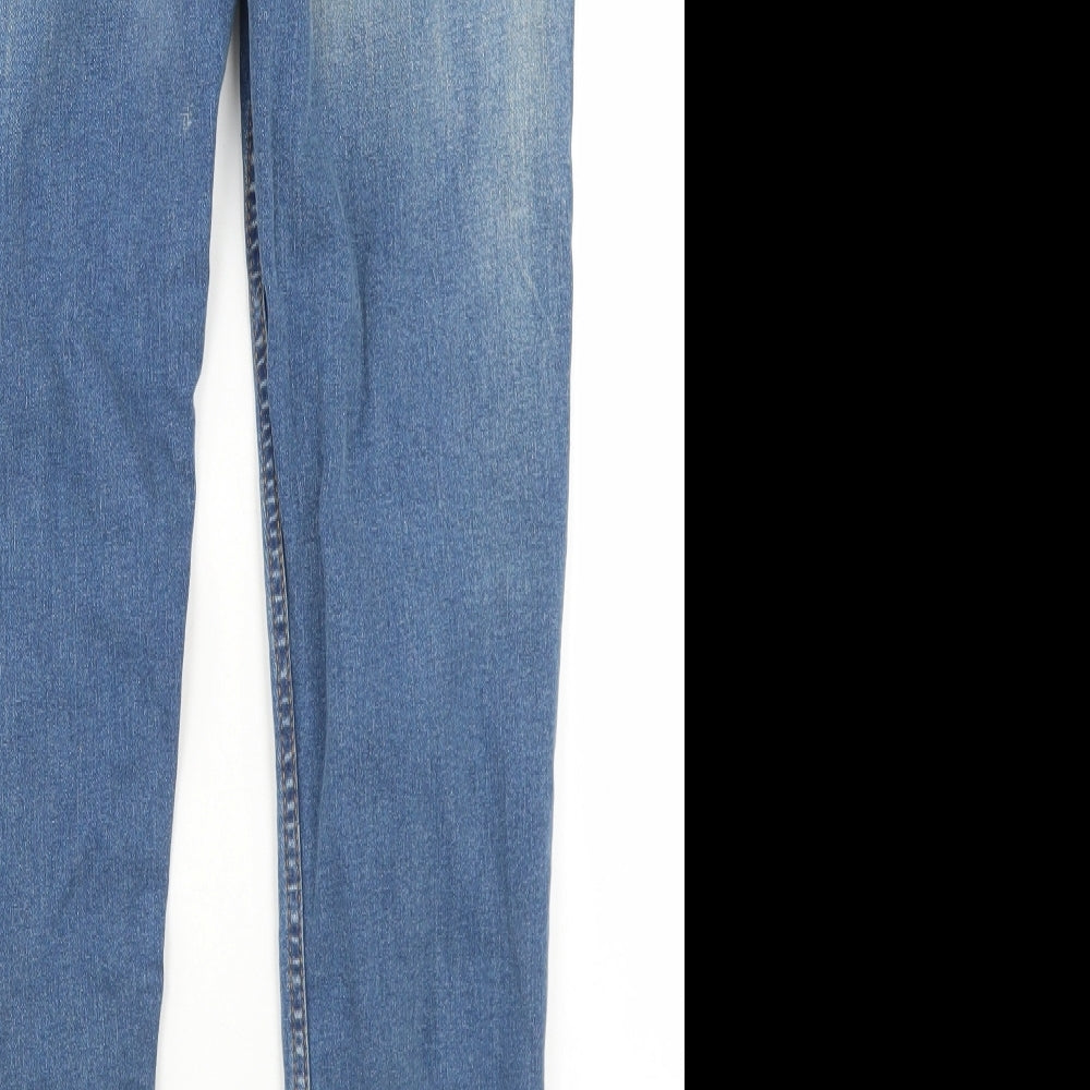 Denim Co Mens Blue Cotton Skinny Jeans Size 30 in L28 in Regular Button